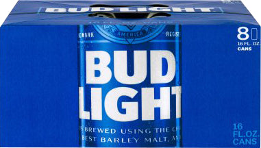 Bud Light 12oz 8pk Cn
